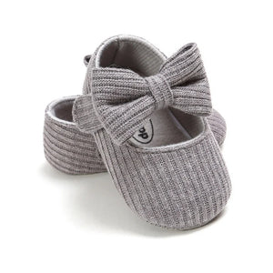 Cozy Bow Baby Sneakers