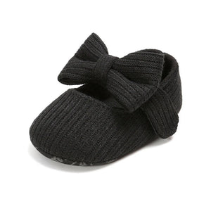 Cozy Bow Baby Sneakers